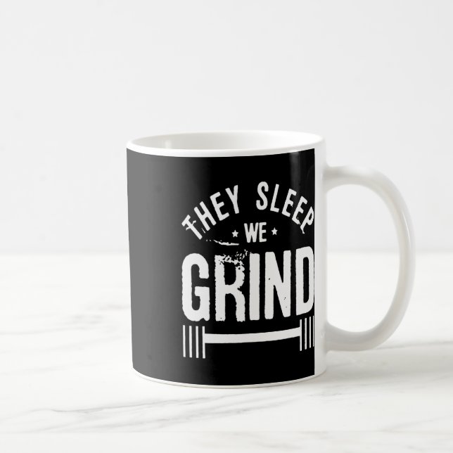 Taza De Café Duermen Motivación Del Gimnasio (Derecha)
