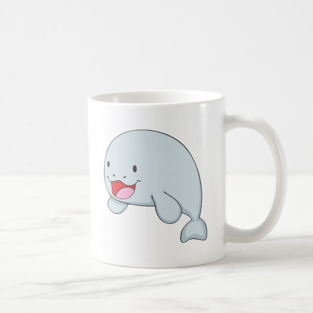 Taza De Café Dugong feliz (Derecha)