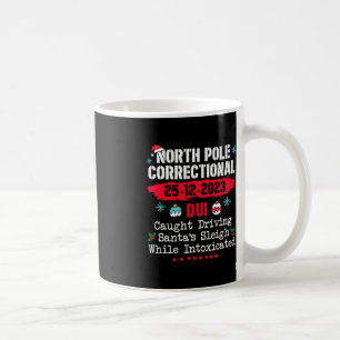 Taza De Café Dui correccional del Polo Norte atrapado conducien