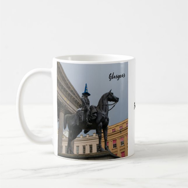 Taza De Café Duke of Wellington Statue, Glasgow Mug (Izquierda)