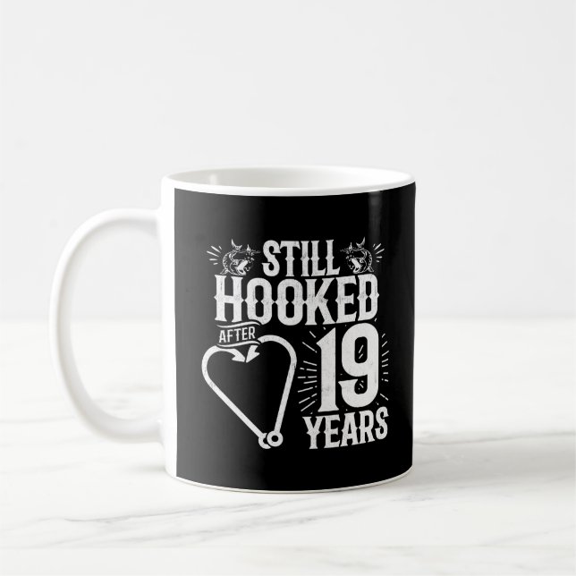 Taza De Café Dulce 19º Aniversario Parejas Casadas 19 Años (Izquierda)