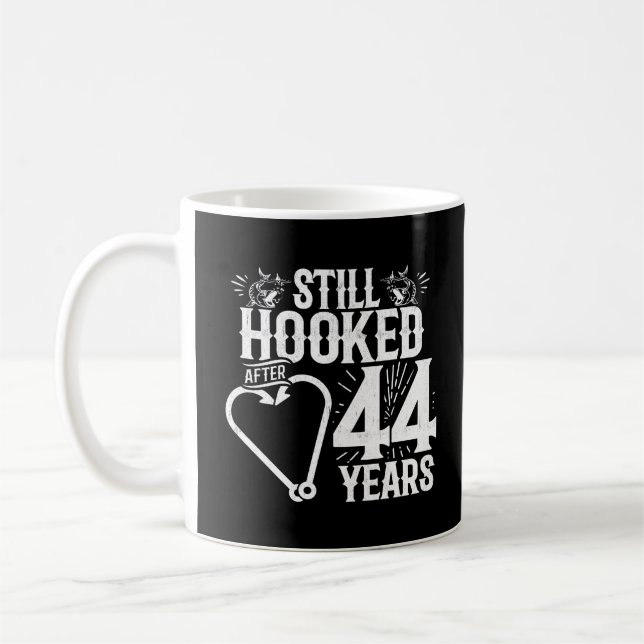 Taza De Café Dulce 44º Aniversario Parejas Casadas 44 Años (Izquierda)