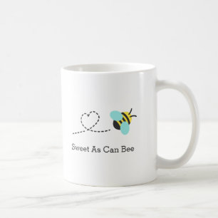 Taza De Café Dulce al igual que abeja, abeja de zumbido linda