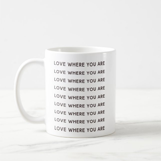Taza De Café Dulce cita inspiradora y edificante Dicho positivo (Izquierda)
