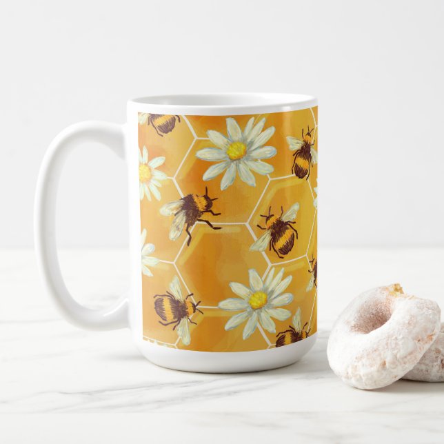 Taza De Café Dulce como la miel (Con donut)