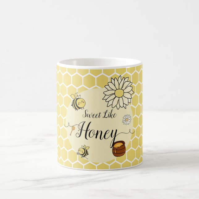 Taza De Café Dulce Como Miel Cute Little Bee (Centro)