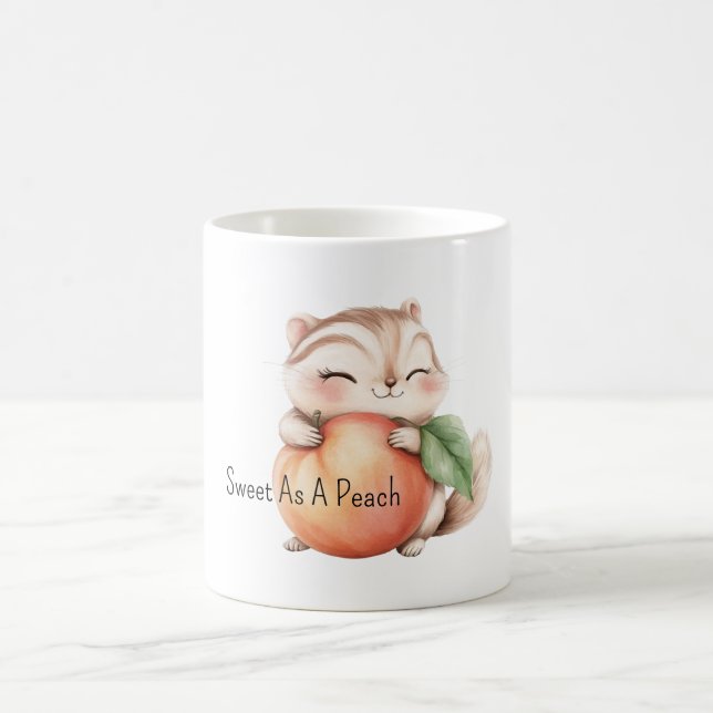 Taza De Café Dulce como un melocotón (Centro)