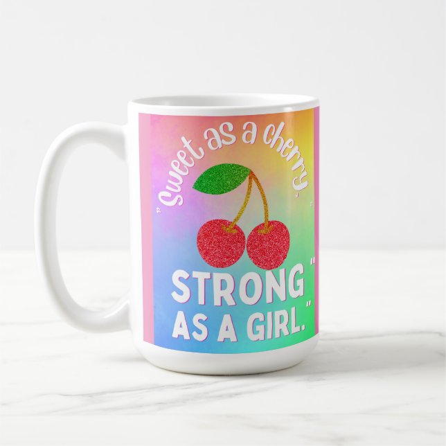 Taza De Café Dulce como una cereza (Izquierda)