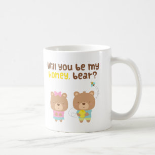 Taza De Café Dulce Confesión de Amor con Juego de Palabras Sé M