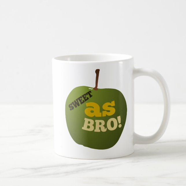 Taza De Café DULCE DE manzana verde como BRO (Derecha)