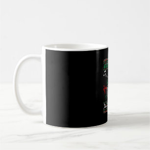 Taza De Café Dulce de tambor de Bass Navidades feos