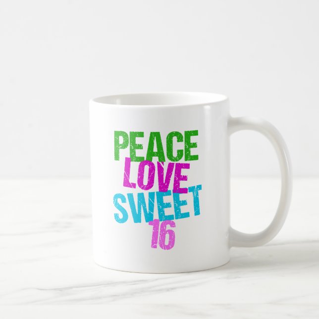 Taza De Café Dulce Dieciséis Cutas (Derecha)