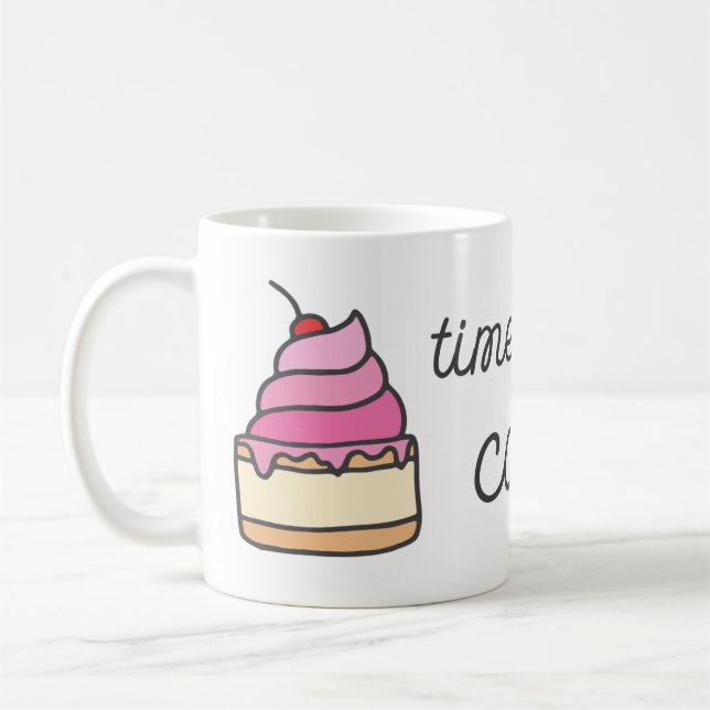 Taza De Café Dulce Diente: Tiempo para el Pastel (Izquierda)
