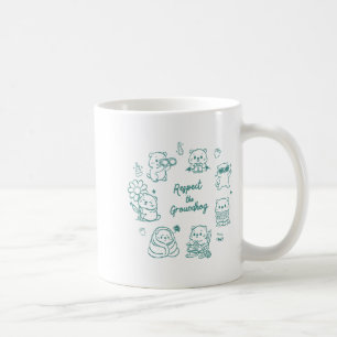Taza De Café Dulce Divertida Manada de Marmota Día Profesora Ma