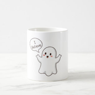 Taza De Café Dulce Fantasma Creo Dibujo Animado