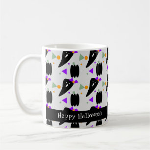 Taza De Café Dulce Fantasma de Halloween Calabaza Colorido Conf