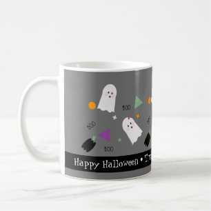Taza De Café Dulce Fantasma de Halloween Mezcla de Confeti Colo