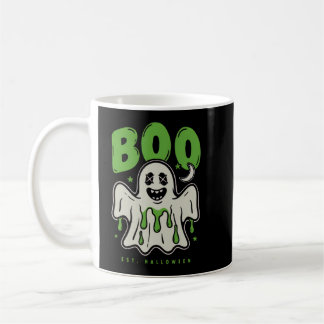 Taza De Café Dulce Fantasma de Halloween Slime BOO