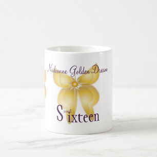 Taza De Café Dulce ideal de oro dieciséis Mug-Cust.