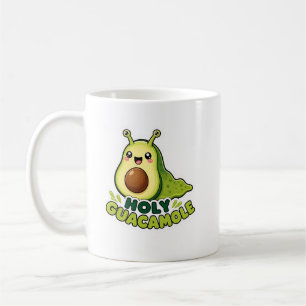 Taza De Café Dulce Kawaii Santo Guacamole Babosa de Aguacate Di