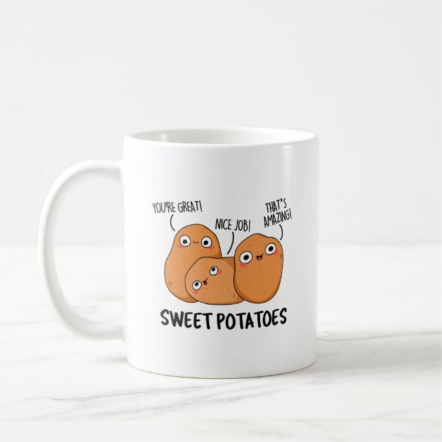 Taza De Café Dulce papas Divertido bollo de comida (Izquierda)