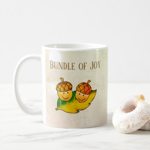 Taza De Café Dulce Paquete de Alegría de Bellota de Otoño para