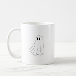Taza De Café Dulce Patrón de Fantasma Pastel