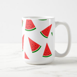 Taza De Café Dulce patrón de rebanada de sandía