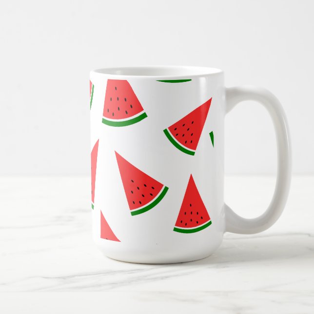 Taza De Café Dulce patrón de rebanada de sandía (Derecha)