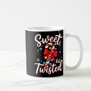 Taza De Café Dulce Pero Divertido Navideño Caramelo Caña Navida