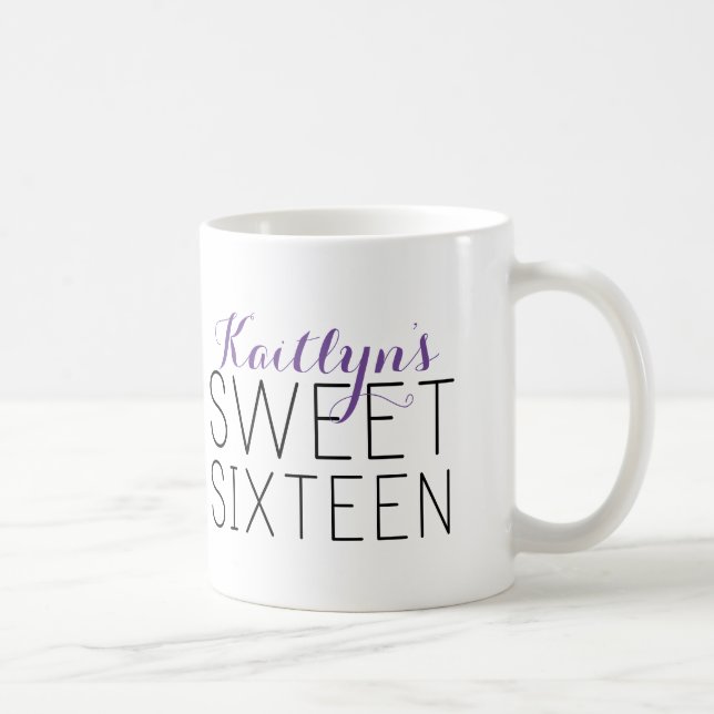 Taza De Café Dulce personalizado 16 Mug (Derecha)
