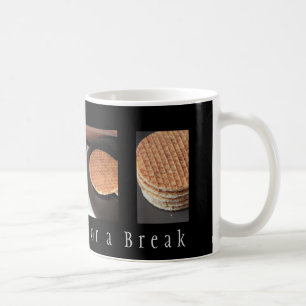 Taza De Café Dulce Stroopwafel Piano Mug — Regalo para papá