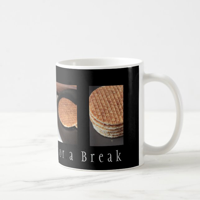 Taza De Café Dulce Stroopwafel Piano Mug — Regalo para papá (Derecha)