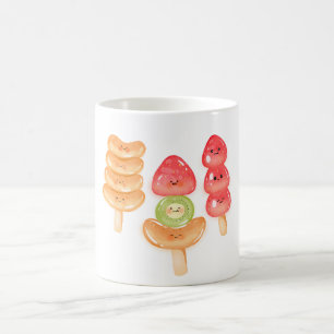 Taza De Café Dulce Tanghulu Kawaii Dibujado a Mano