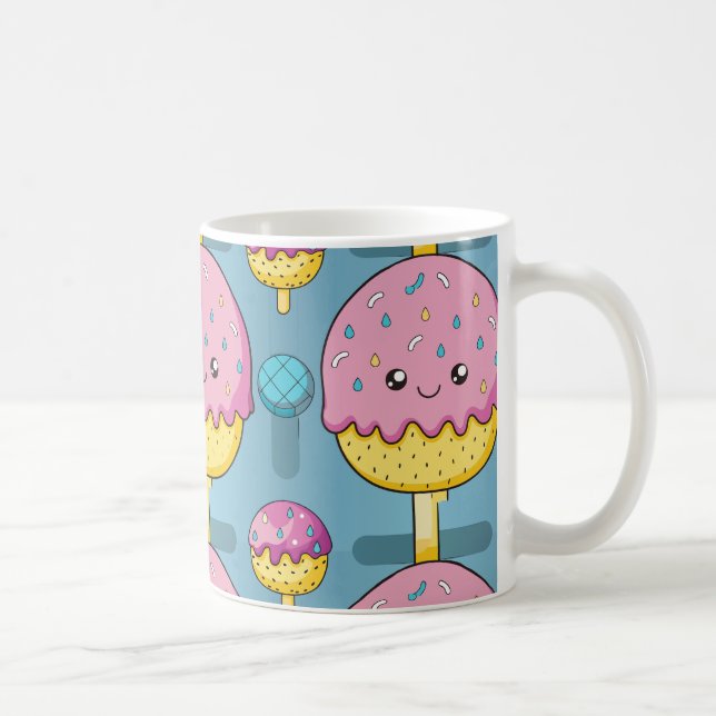Taza De Café Dulce tu día con nuestra adorable peluca de la pop (Derecha)