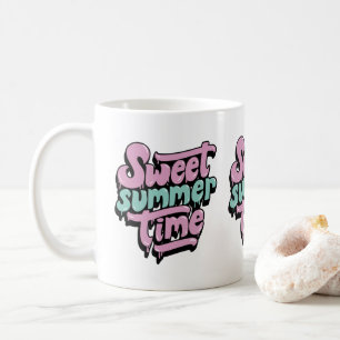 Taza De Café Dulce Verano Retro Tiempo