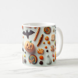 Taza De Café Dulces de Halloween