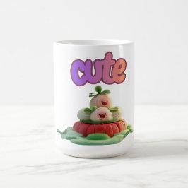 Taza De Café Dulces Delicias Arte Kawaii 3D – Camiseta Pastel P
