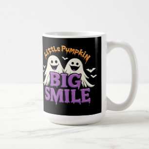 Taza De Café Dulces fantasmas y murciélagos de Halloween