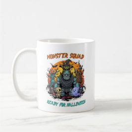 Taza De Café Dulces Personajes Espeluznantes de Halloween del E