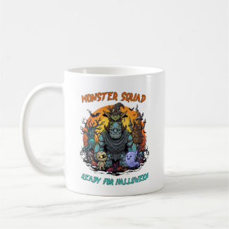 Taza De Café Dulces Personajes Espeluznantes de Halloween del E