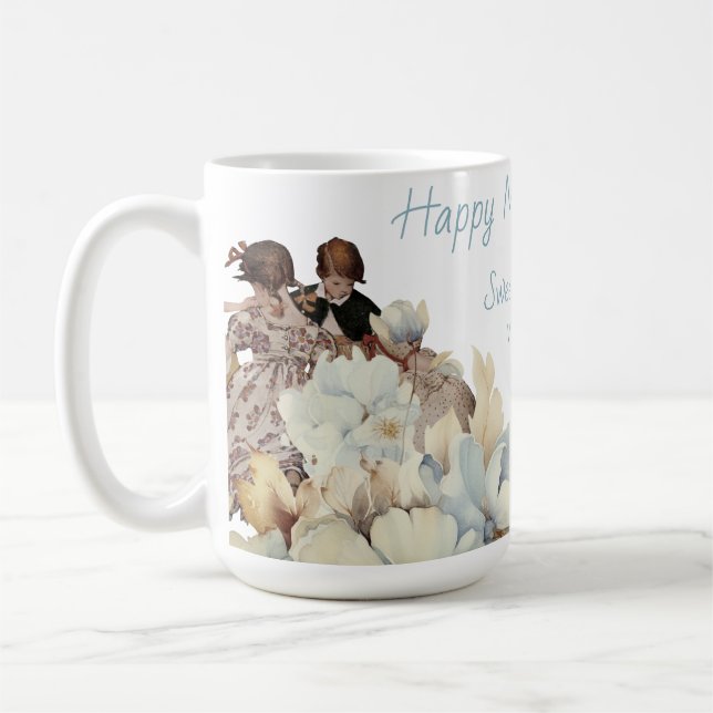 Taza De Café Dulces Recuerdos del Día de la Madre (Izquierda)