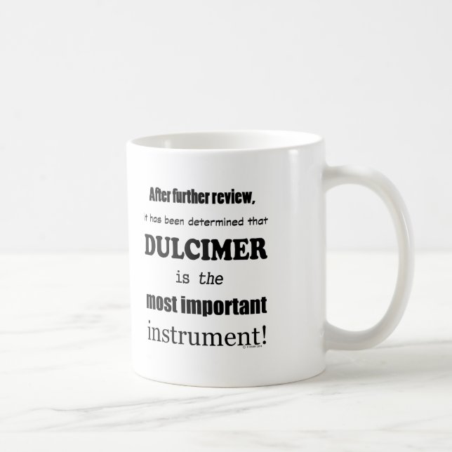 Taza De Café Dulcimer Instrumento Más Importante (Derecha)