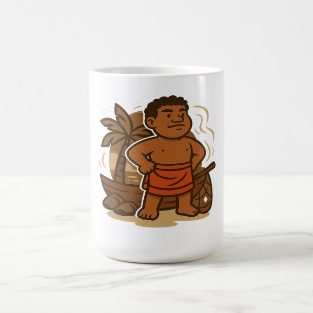 Taza De Café Dumi Island Guardian (Centro)