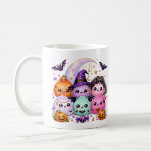 Taza De Café Dumplings Squishies virales de Halloween Kawaii Ca