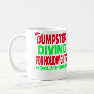 Taza De Café Dumpster Diving Christmas Santa Hat