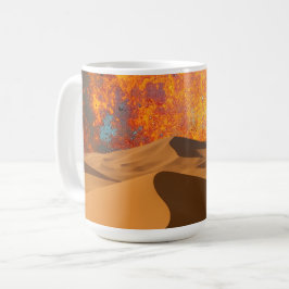 Taza De Café Dunas de cielo rojizo