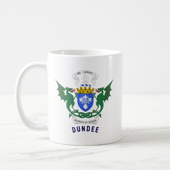 Taza De Café Dundee - Escocia - Escudo de Armas (Izquierda)