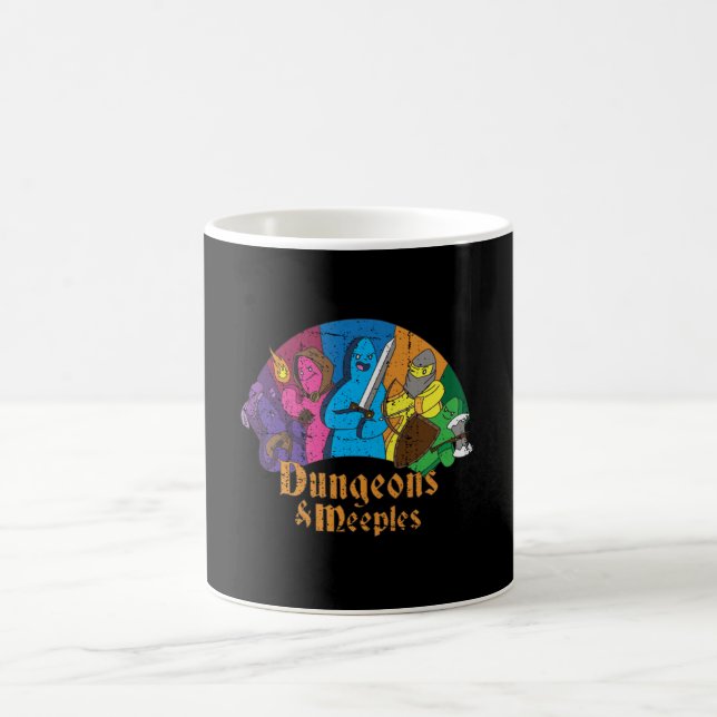 Taza De Café Dungeons and Meeples Vintage (Centro)