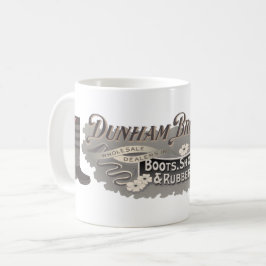 Taza De Café Dunham Bros. Boots, Shoes y Rubbers Mug